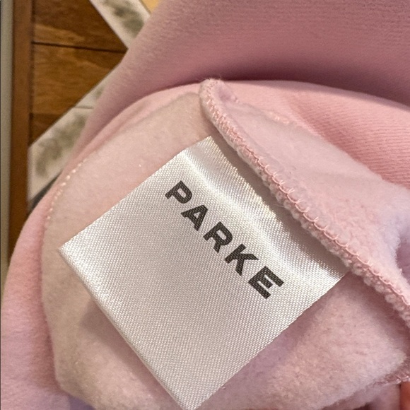 PARKE Fleece Varsity Mockneck in Sprinkle size S/M NEW - Picture 9 of 12